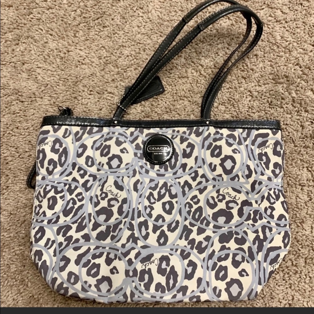 Coach Animal Print Tote